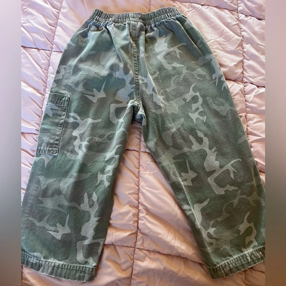 Vintage Curiuos George Camouflage Cargo Pants